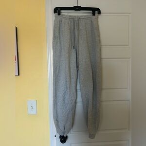 Grey sweatpants